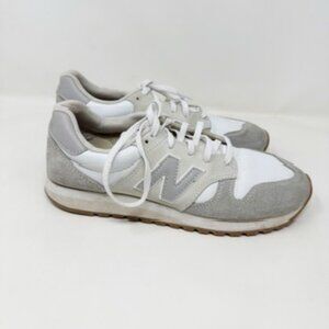 New Balance 520 Suede Gray Ivory Sneakers 9